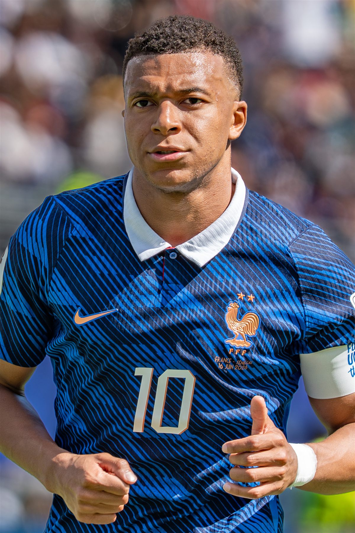 Kylian Mbappé playing for France against Senegal, 16 June 2026 World Cup